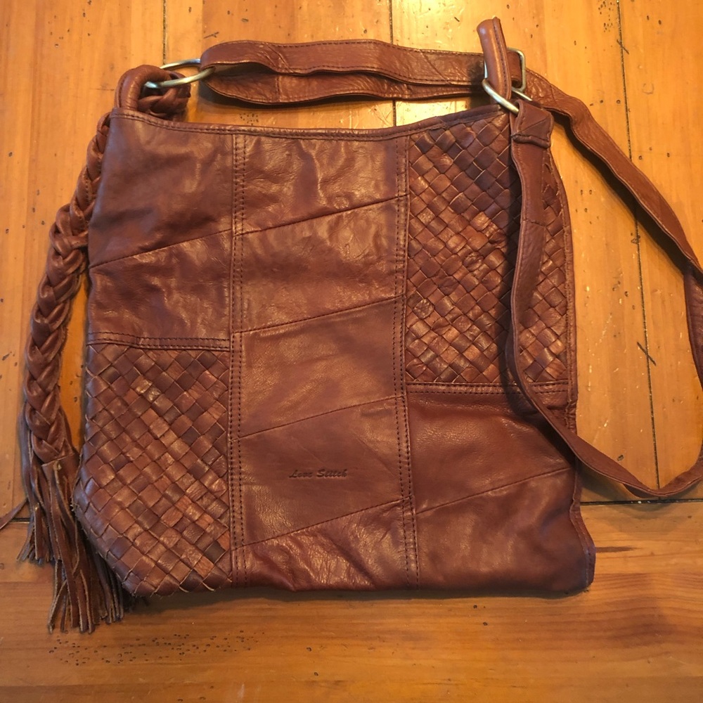 Love Stitch cross body bag $30
